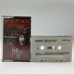 Metal Killers III Cassette Tape Raw Power Motorhead Girlschool Thor Rare TESTED